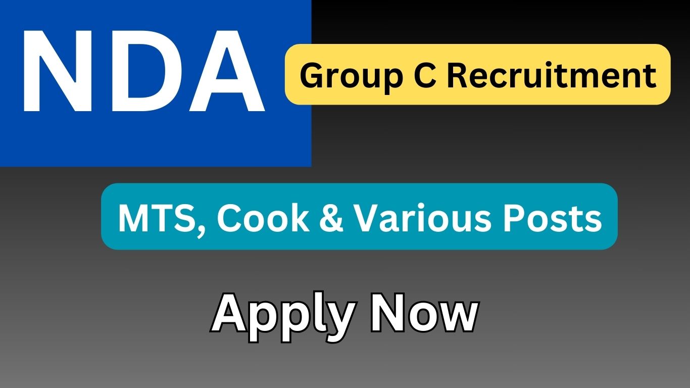 NDA Group C Recruitment 2024 Notification Out For MTS And Other Posts   NDA Group C Recruitment 2024 